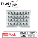 TrueLash Knot-Free Eyelash Extension, SINGLE, 7-Ply, Long