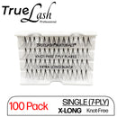 TrueLash Knot-Free Eyelash Extension, SINGLE, 7-Ply, X-Long