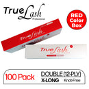 TrueLash Knot-Free Eyelash Extension, DOUBLE, 12-Ply, X-Long