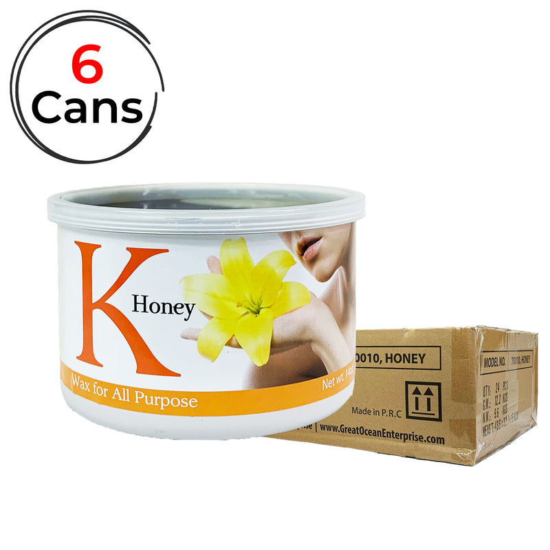 K Wax, All Purpose Honey Wax (6 Cans)