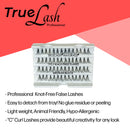 TrueLash Knot-Free Eyelash Extension, SINGLE, 7-Ply, Medium