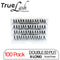 TrueLash Knot-Free Eyelash Extension, DOUBLE, 12-Ply, X-Long